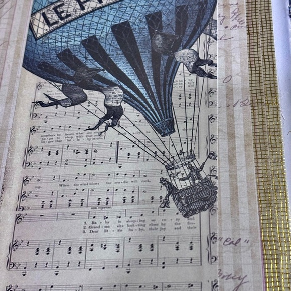 Altered composition book Unique, Handcrafted Covers journal travel planner - Picture 4 of 11